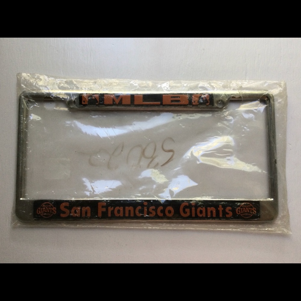 NWOT San Francisco Giants MLB License Plate Frame